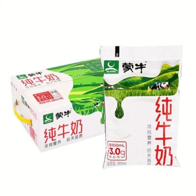 mengniu 蒙牛 纯牛奶200ml*16袋