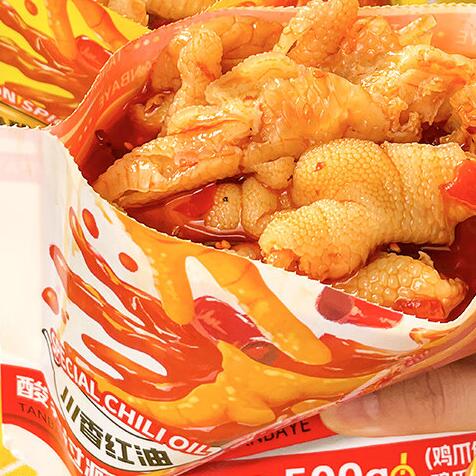 谭八爷 川香红油/酸辣柠檬无骨凤爪 1000g（袋装） 史低39.9元包邮 买手党-买手聚集的地方