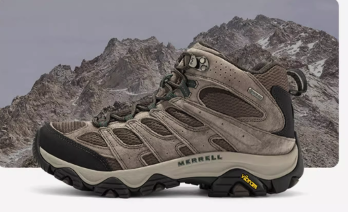 MERRELL 迈乐 户外运动徒步鞋情侣MOAB3 MID GTX防水透气登山鞋男女