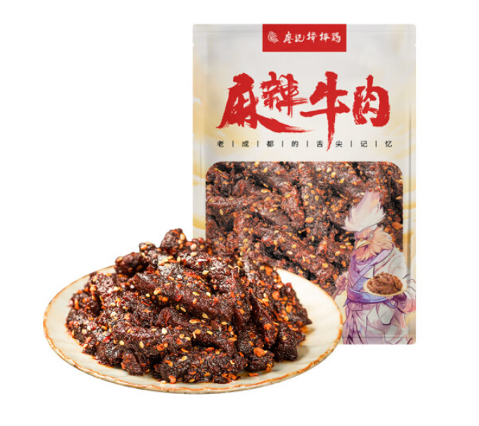 廖记棒棒鸡 麻辣冷吃牛肉干 40g*10件 36.9元包邮（需领券） 买手党-买手聚集的地方