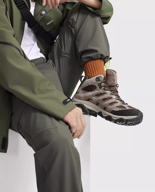 MERRELL 迈乐 户外运动徒步鞋情侣MOAB3 MID GTX防水透气登山鞋男女