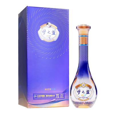 百亿补贴 yanghe 洋河 梦之蓝乐享版 52度500ml 绵柔型白酒 年份随机