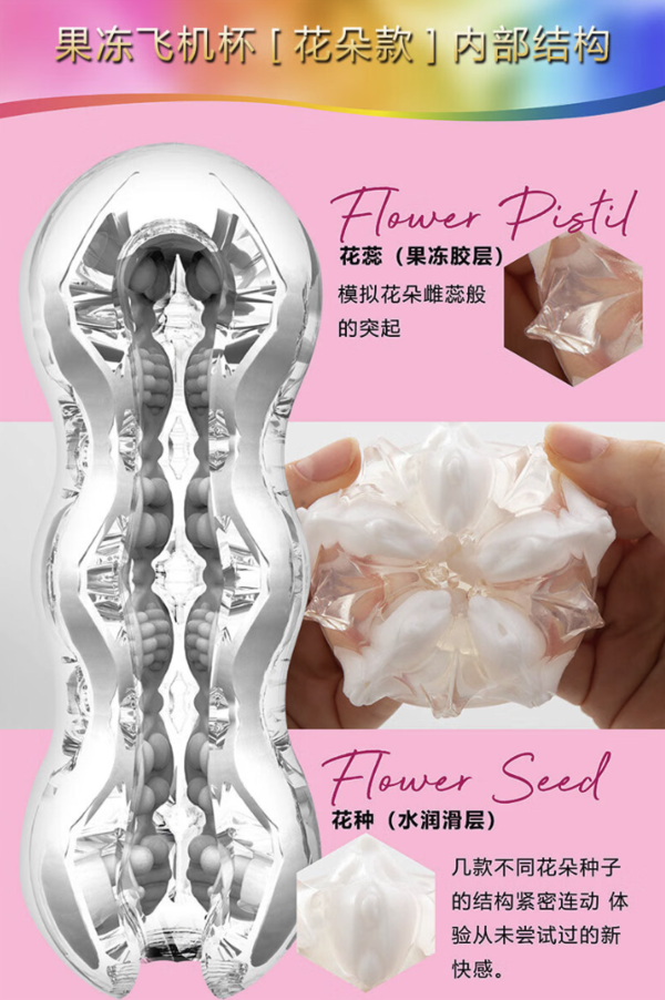 MEN'S MAX GELEE Flower 花瓣型 飞机杯