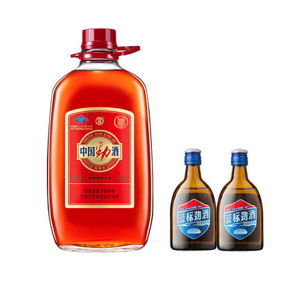 劲牌 35度 中国劲酒 5l 蓝标75ml*2瓶正品特价家庭装自饮送礼酒水