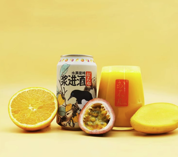 或不凡 浆进酒 果泥啤酒组合3口味 330ml*3听