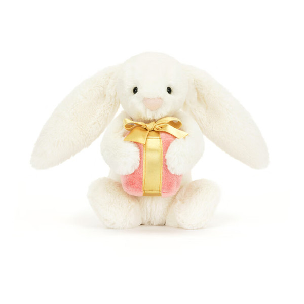 jELLYCAT 邦尼兔 害羞怀抱小礼物邦尼兔 18cm