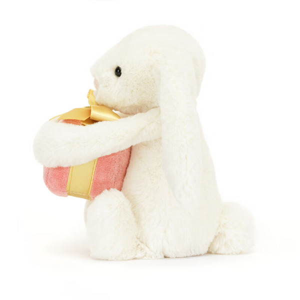 jELLYCAT 邦尼兔 害羞怀抱小礼物邦尼兔 18cm