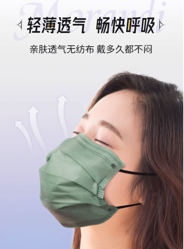 海氏海诺 彩色医用外科口罩 50只 即潮流又防护！