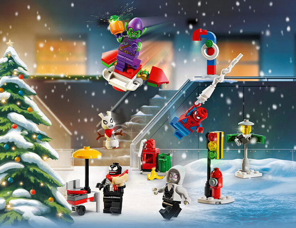 LEGO 乐高 蜘蛛侠系列 76293 蜘蛛侠 2024 年圣诞倒数日历