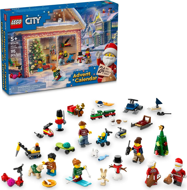 LEGO 乐高 City城市系列 60436 2024 年圣诞倒数日历