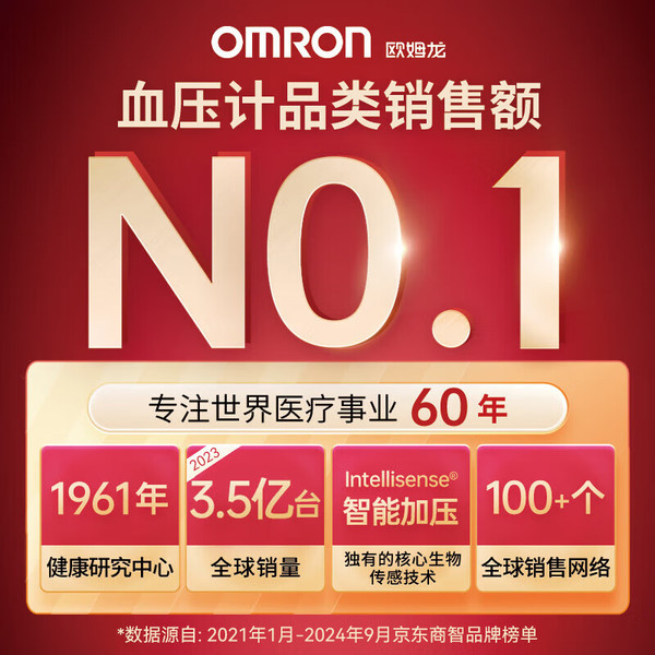 OMRON 欧姆龙 上臂式血压仪 医用高精准 U701