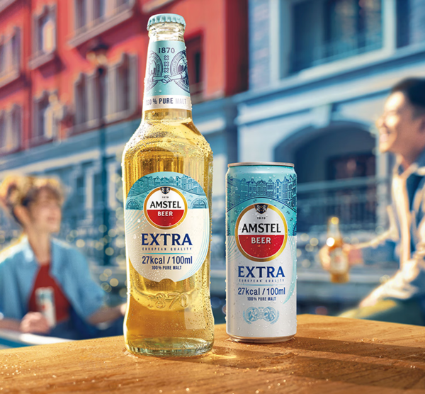 喜力 旗下红爵Amstel Extra啤酒330ml*6听