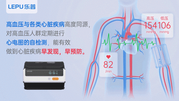 乐普医疗 心电图血压计蓝牙BP2
