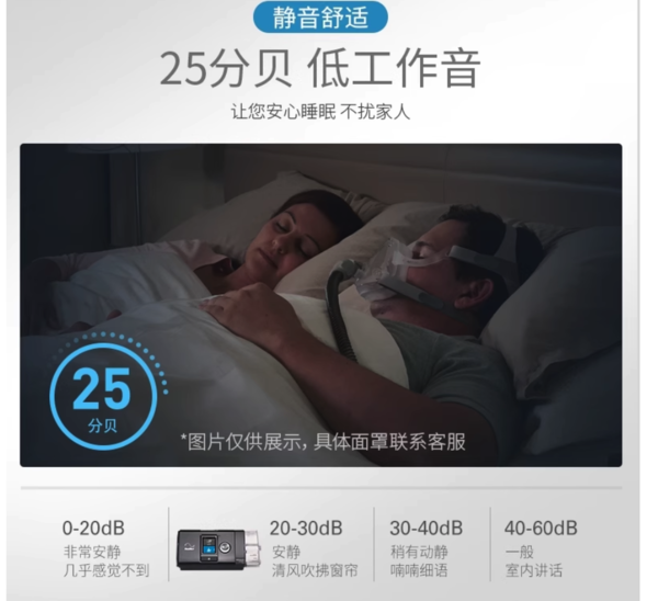 ResMed 瑞思迈 S10 Elite无创呼吸机 原装进口 经济止鼾～