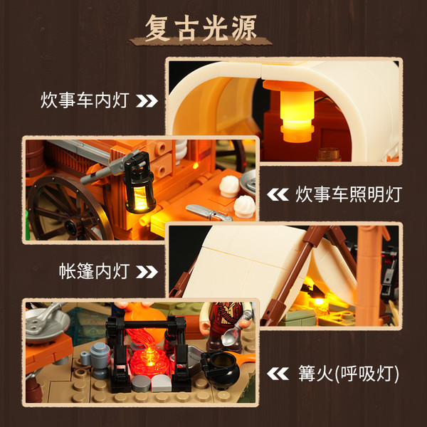 完乐 Funwhole 西部系列 F9076 牛仔营地