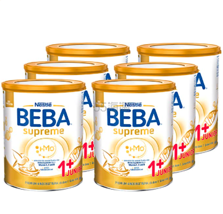 【含税直邮】Nestlé BEBA 雀巢贝巴奶粉 6件装(6 x 800克)