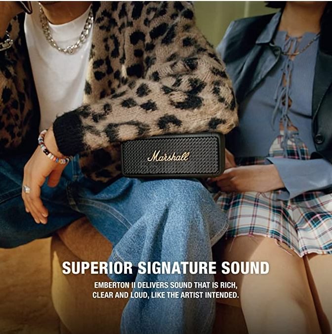 史低价！【含税直邮】Marshall 马歇尔 Emberton II 便携式蓝牙扬声器