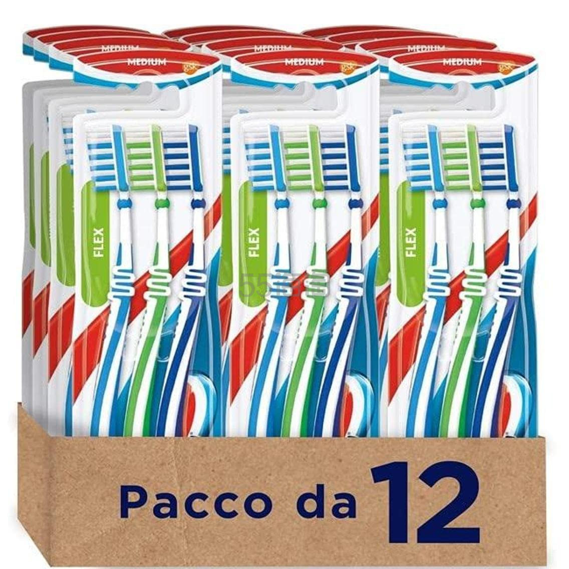 【含税直邮】Aquafresh 牙间牙刷三件套 – 12 件装 x 58 克
