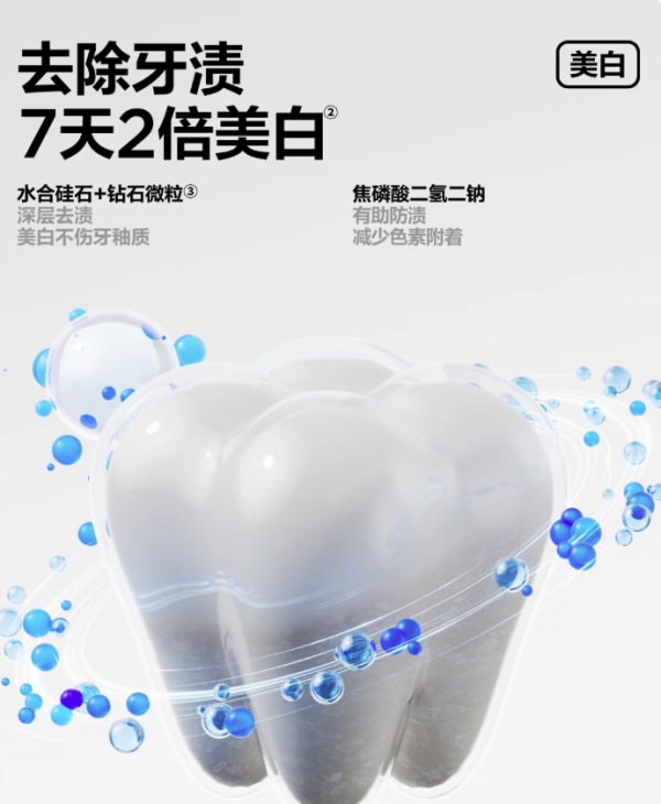 oralshark 鲨鱼牙膏 益生菌美白 360g