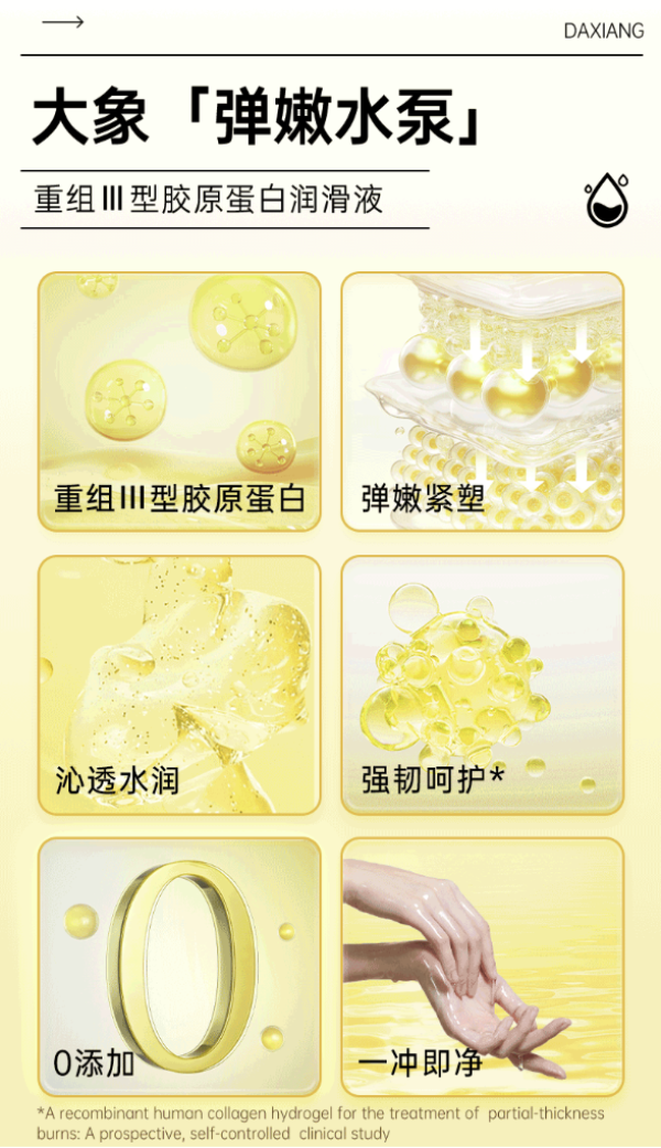 大象 医用人体润滑液 50g 润滑油成人房事情趣用品