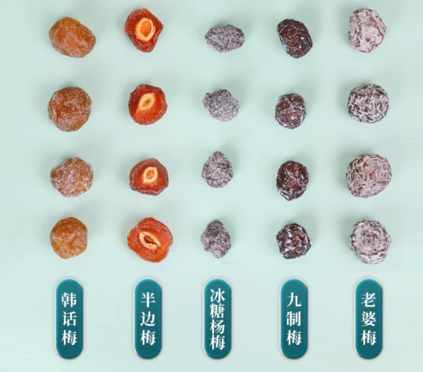 佳宝 蜜饯果脯小零食组合 5种口味各1袋