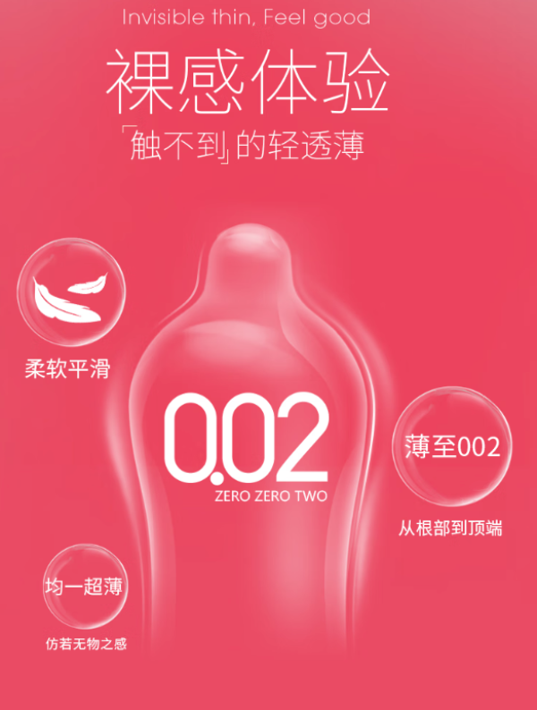 诺丝 002超薄润滑安全套 15只