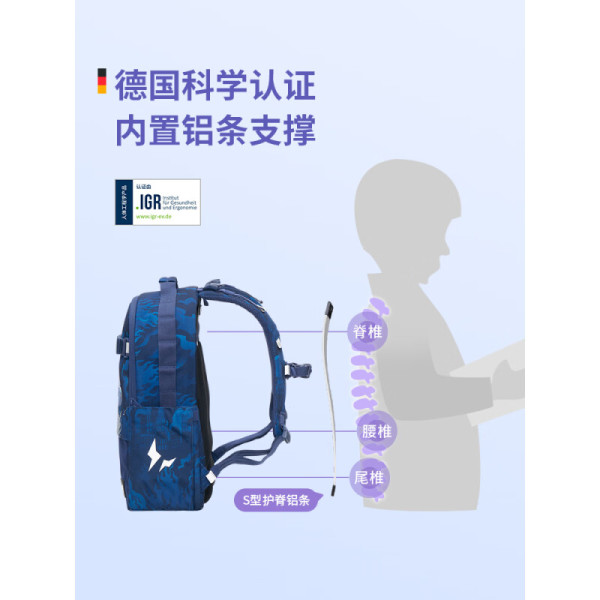 Gmt for kids 小学生初中生书包 4-9年级 钢甲战士Trend