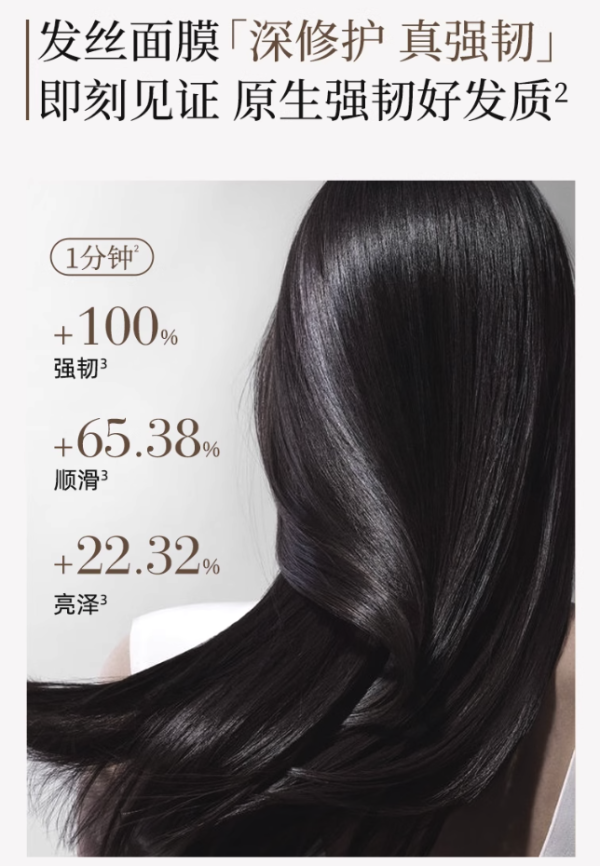 三森万物 SENSEWOODS 玻尿酸强韧修护发膜 200g*3瓶 1分钟染烫救急！