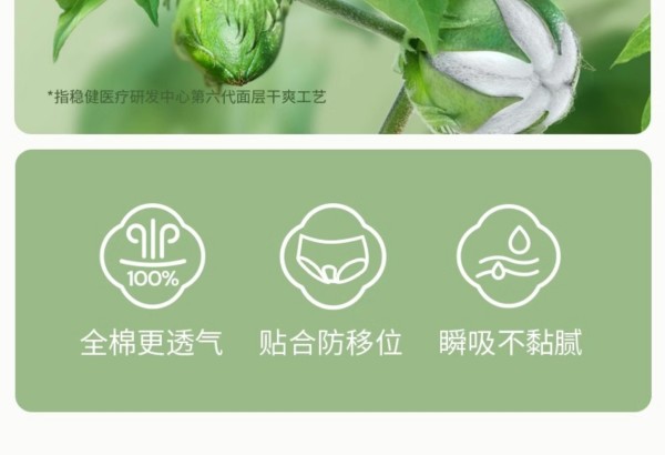 全棉时代 奈丝公主护垫20片