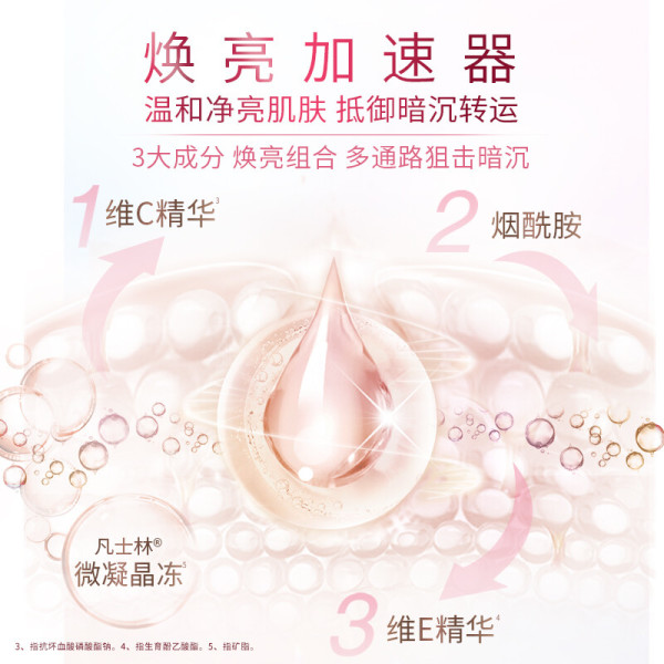凡士林 身体乳润肤露（维他亮肤400ml+精华修护400ml赠精华修护100g*2）