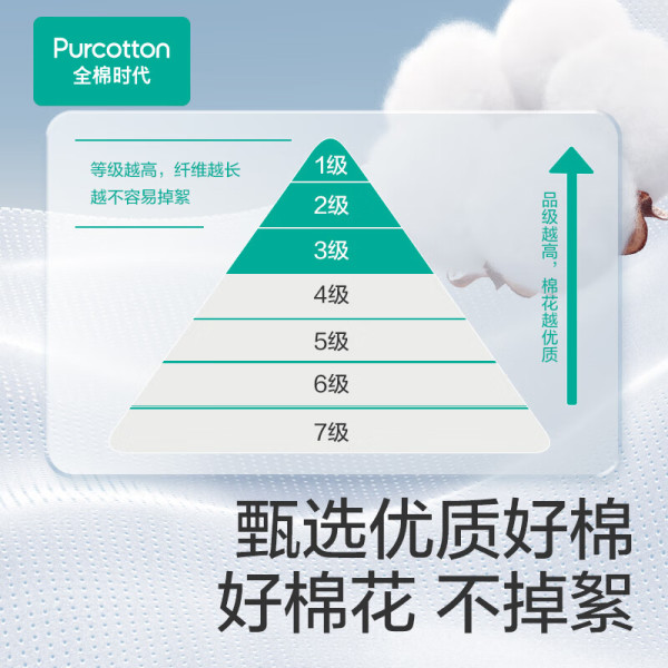 全棉时代 4200021632-000 孕妇一次性内裤 L 白色 5条
