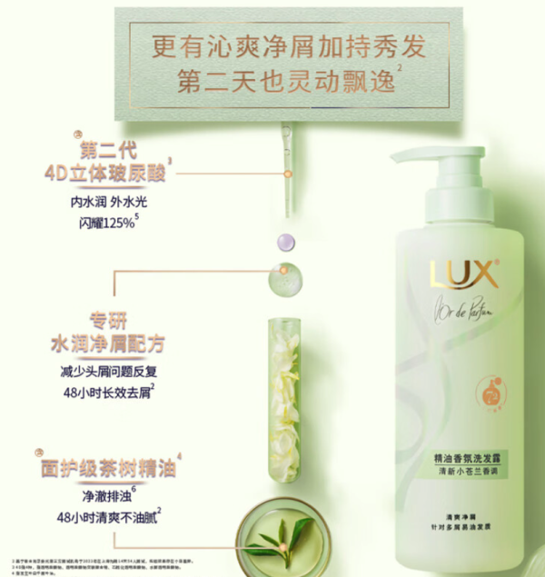 力士 花漾悦香系列 小苍兰幻境香氛洗发露 470g