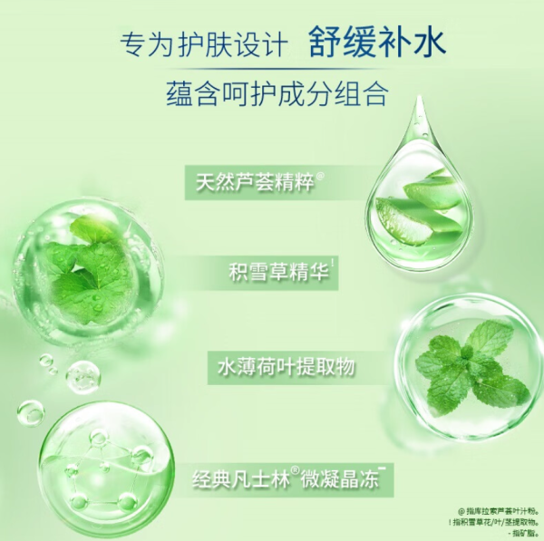 凡士林 芦荟舒缓身体乳 400ml