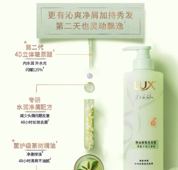 力士 花漾悦香系列 小苍兰幻境香氛洗发露 470g