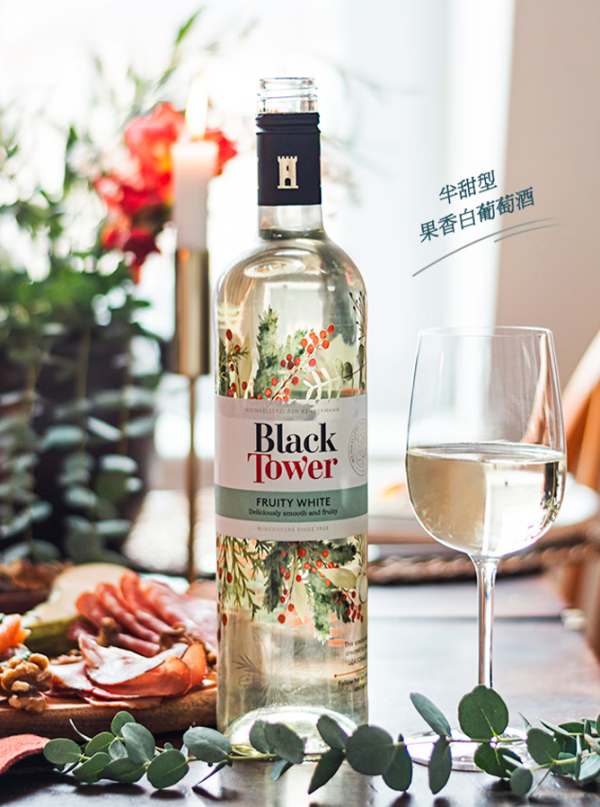 露颂 秋花雷司令 半甜白葡萄酒 750ML双支礼盒装