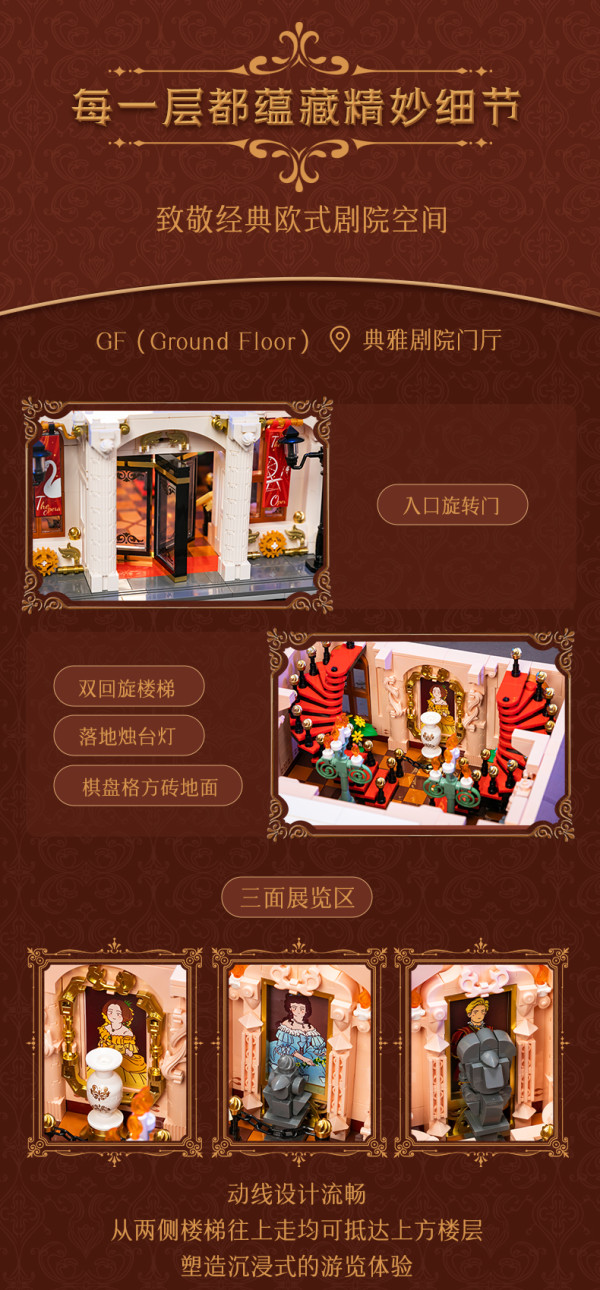 拼奇 PANTASY 街景系列 85019 欧式大剧院