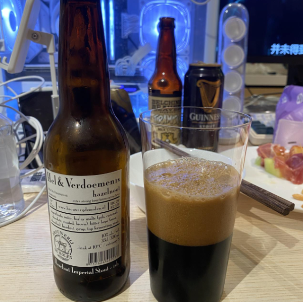 帝磨栏 Demolen 地狱与诅咒 榛子版 10%vol 俄罗斯帝国世涛啤酒 330ml 单瓶装