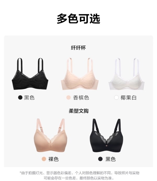 VICTORIA'S SECRET 维多利亚的秘密 维密 精致蕾丝柔塑文胸/logo蕾丝纤纤杯