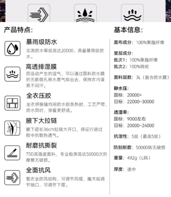 Pioneer Camp 拓路者 【锦衣卫百户】硬壳3L冲锋衣 林更新同款