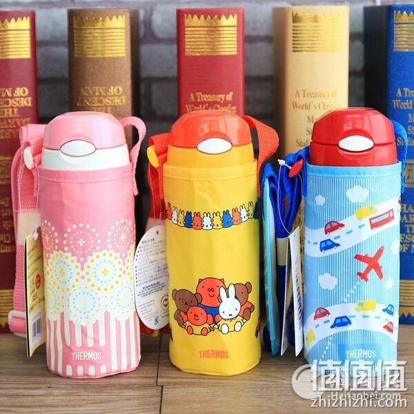 Thermos膳魔师FHL-400F SKY儿童保温吸管杯 400ml 天蓝色