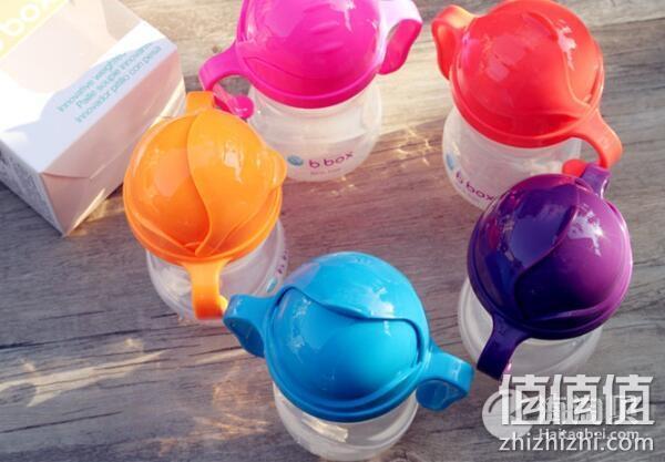 【包邮套装】B.box婴幼儿重力球吸管杯 防漏 240ml （6个月以上） 4个