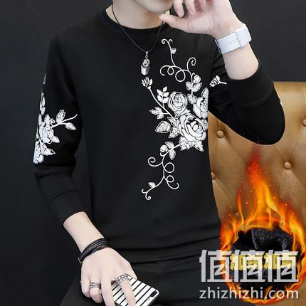 男士加绒卫衣