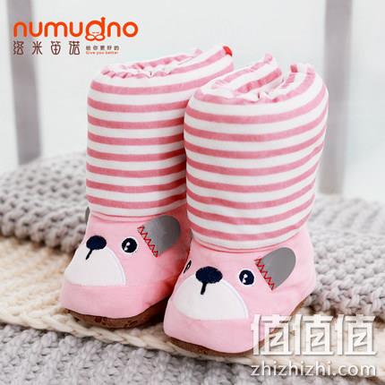  婴儿高帮鞋棉 防掉学步鞋