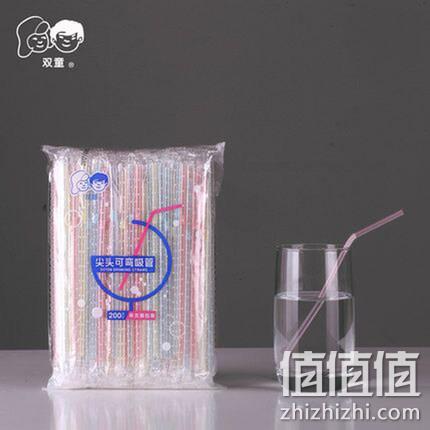  一次性吸管 400支 可弯头