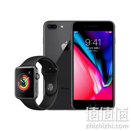  APPLE组合、拼手速：IPHONE 8 PLUS 64G+APPLE WATCH 3