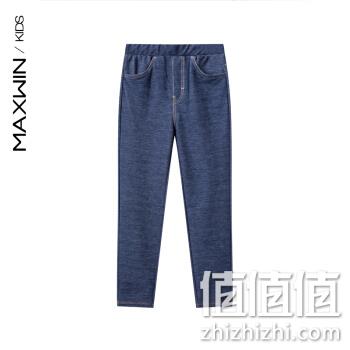  女童仿牛仔长裤
