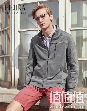  海一家 男子印花外套