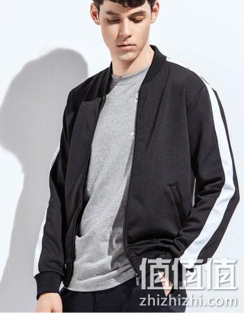  男士针织茄克