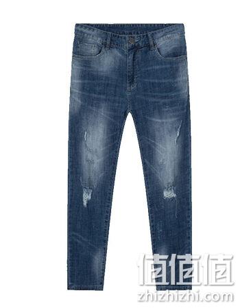 男士夏季牛仔裤