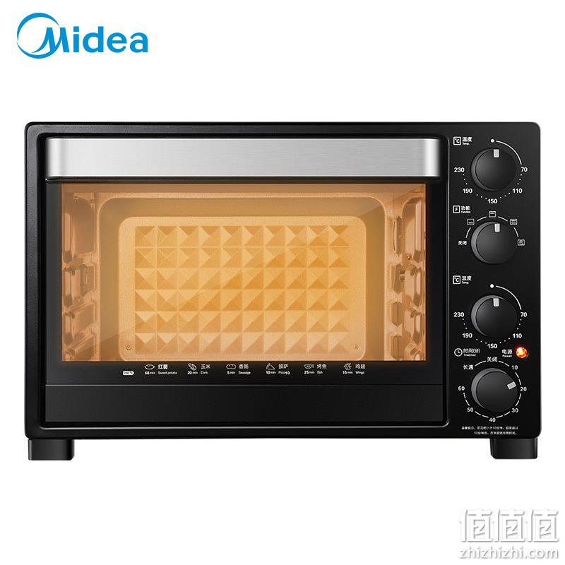  美的(Midea) 电烤箱 T3-L321E 32L 四层烤位 多功能家用 电烤箱
